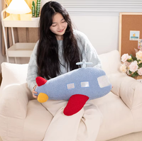 U563 Jouets en peluche personnalisés de la série Soft Space, fusée et hélicoptère, rembourrés de coton PP moelleux, adorables poupées en peluche, cadeaux d'anniversaire