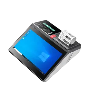 All in one 11.6 touch screen windows pos system terminal with 80mm in-built thermal printer