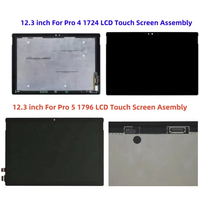 Écran tactile 12.3 pouces pour Microsoft Surface Pro 4 Pro 5 1724 1796 assemblage de numériseur d'affichage LCD avec câble flexible de Conversion