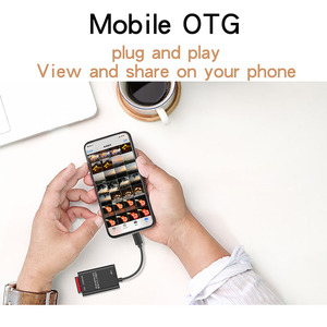 Đầu Đọc Thẻ YC-500 OTG 4 Trong 1 USB3.0 Đầu Đọc Thẻ Cắm Và Chơi Với USB/Loại C/SD/TF Khe Cắm Thẻ Nhớ Cho Máy Tính Điện Thoại Di Động - Product Image 6