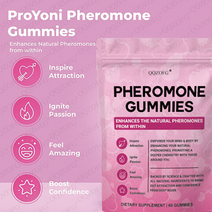 Caramelle Gommose ai Feromoni OEM per Adulti, Integratore Naturale per l'Equilibrio Ormonale con Fibre Alimentari per Donne e Uomini, Non Adatto alle Donne in Gravidanza - Product Image 5