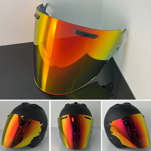 Visera para Casco de Motocicleta Compatible, Lente Fotocromática con Protección UV para Medio Casco - Product Image 1