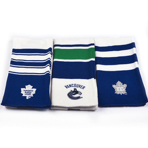 Bufanda Deportiva Cuadrada de Punto Jacquard Acrílico Ligera y Cálida para Hombre, Personalizada para Fanáticos del Fútbol, Hockey y Otros Deportes - Product Image 3