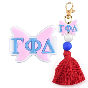 Weiches Material Benutzer definierte Brüderlichkeit Focal Beads Sorority Silikon Focal Beads für die Stift herstellung Silikon perlen für Pen Tops AKA Focal - Product Image 3