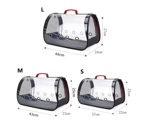 <span class=keywords><strong>Sac</strong></span> à bandoulière portable <span class=keywords><strong>pour</strong></span> <span class=keywords><strong>chat</strong></span> facile à <span class=keywords><strong>transporter</strong></span> Transporteur respirant multi-faces <span class=keywords><strong>pour</strong></span> animaux de compagnie avec fermeture à glissière en matériau PC - Product Image 2