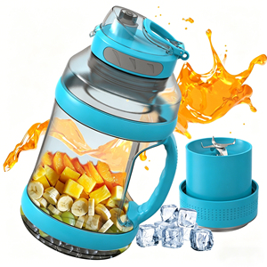 Cadeau idéal : Blender-presse-agrumes portable de grande capacité (2 L) pour la maison, l'alpinisme et le camping - Product Image 1