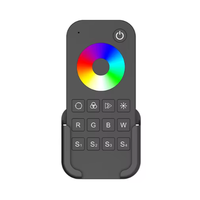 Interrupteur RF2.4G RT4 RGB/RGBW 1 Zone, Contrôleur Tactile Intelligent pour Éclairage Domestique, Télécommande RF avec Variateur pour Bande LED RGBW