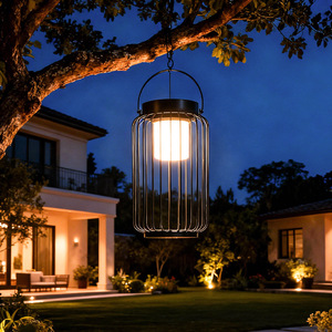 Lampe solaire de cour Juming 3W IP65 étanche pour extérieur, jardin, villa et éclairage paysager - Product Image 2