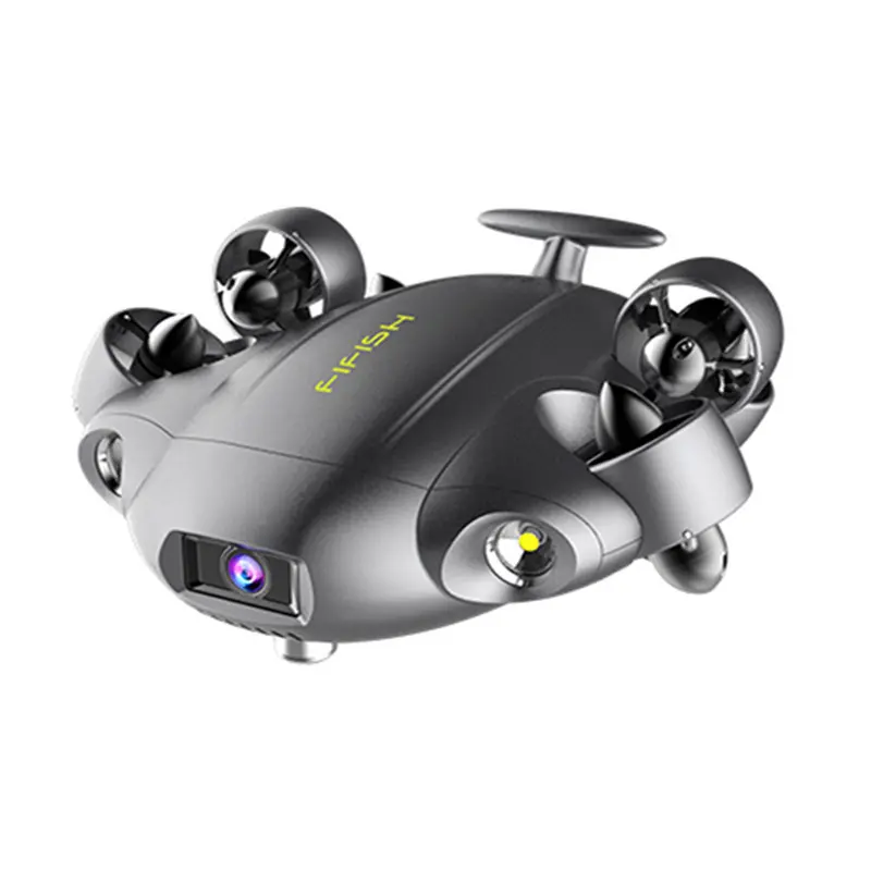 Fifish V6E M200A नई वी. आर. नियंत्रण पानी के नीचे रोबोट पेशेवर लंबी दूरी गबन UHD कैमरा के साथ एलईडी रोशनी