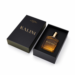 环保产品2024定制贴纸标志空纸板纸盒豪华香水样品盒 - Product Image 5