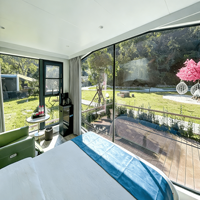 Casa Modular Prefabricada de Ensamblaje Rápido Royalstar F16, Casa Cápsula de Acero Ligero para Hotel, Hogar, Tienda, Sala de Estar