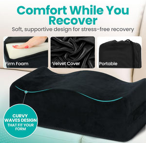 Almohada de Espuma Viscoelástica de Tres Capas <span class=keywords><strong>para</strong></span> Levantamiento de Glúteos, Cómoda y Elegante, <span class=keywords><strong>para</strong></span> Recuperación Postoperatoria de Levantamiento de Glúteos Brasileño - Product Image 4