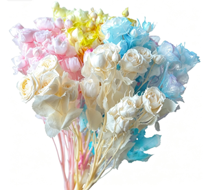 Roses Éternelles Multi-Têtes Haut de Gamme Prêtes à l'Emploi Matériaux DIY pour Artisanat Vente en Gros Bouquets de Roses Faits Main - Product Image 6