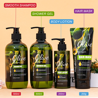Professionele salon olijfolie haarshampoo conditioner natuurlijke herstellende voedende shampoo en conditioner voor beschadigd haar
