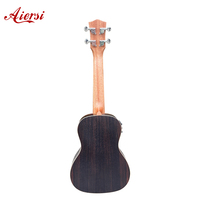 Ukulele Aiersi en Ébène Java, Fabrication OEM/ODM, Instrument à Cordes de Haute Qualité Fabriqué en Chine pour les Amateurs de Musique