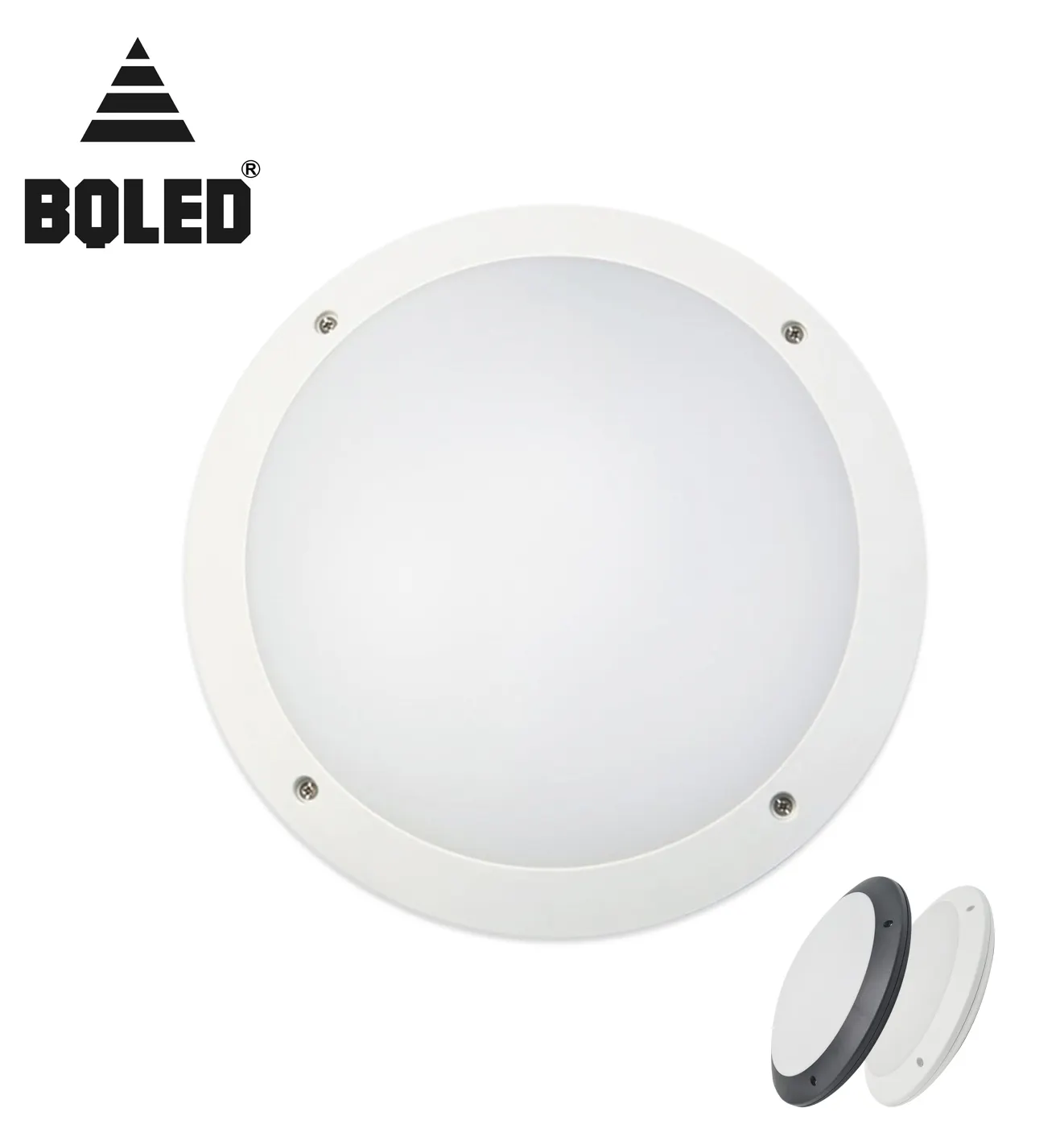 IP65 Circular Round Lights Outdoor Wall Ceiling Mounted Lighting Fittings LED Bulkhead Light