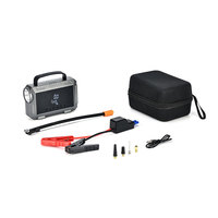 Portable Digital Tire Inflator for Cars Bicycles 150psi ABS air Pump Jump Starter with LED Flashlight Bike Cycling Tire Pressure