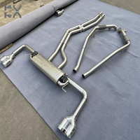 Tuyau d'échappement intermédiaire droit en acier inoxydable, épaisseur 1,5 mm, pour Audi SQ5 B8 3.0T 2014-2016, accessoires automobiles haute performance