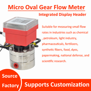 Shanghai Jishen Oil <b>Flow</b> <b>Meter</b> Oval Gear Stainless Steel Digital LCD Display High Accuracy 0.5% - Product Image 5