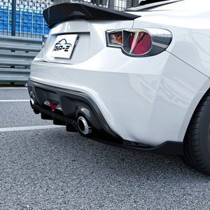 สปอยเลอร์หลัง AMP-Z สำหรับ Subaru BRZ Toyota GT86 Scion FR-S ปี 2013-2020 สีดำ Piano Black ลายคาร์บอนไฟเบอร์ ผิวด้าน - Product Image 3