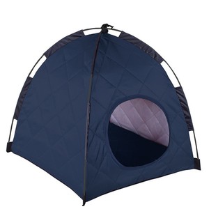 Üretici toptan çevre dostu katı desen Pet çadır kalınlaşmış sıcak katlanabilir kedi/köpek kafesi kış sezonu için kolay taşıma - Product Image 3