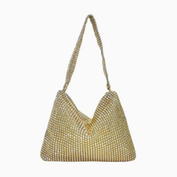 Sac à main coréen PEIQUAN pour femme, sac bandoulière multifonctionnel avec strass brillants, tendance
