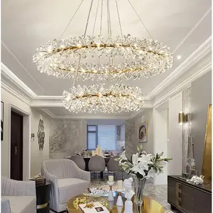K9 Crystal LED Ceiling Lamp Modern Luxury Chandeliers In Multiple Sizes For Living Room And Bedroom Lighting
