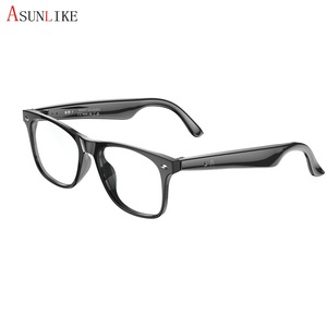 Smart Glasses W100 Calling Voice Control AI Assistant 30g Clear Black Lenses - Product Image 2