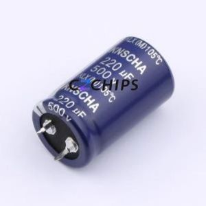 ตัวเก็บประจุแบบอิเล็กโทรไลต์อะลูมิเนียมแบบ Snap-in รุ่น LLX500M227R40CS1AA ชนิด Through hole (THT) ขนาด D25xL40 มม. 220uF 20% 500V - Product Image 1