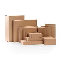 Cajas de Cartón Corrugado Plegables con Logotipo Personalizado para Envío por Correo, para Empacar Accesorios de Ropa