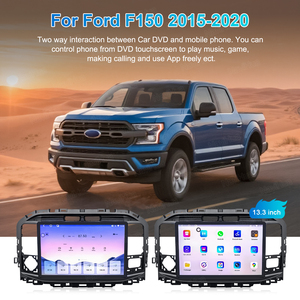 Новый 13,3 "сенсорный экран Мультимедиа Android автомобильное радио для Ford F150 Raptor 2015 2020 Авто головное устройство монитор Carplay навигация - Product Image 2