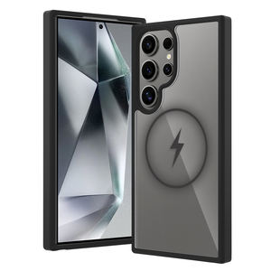 Étui de téléphone transparent en acrylique pour Galaxy S21 22 23 24 25, accessoires mobiles transparents antichoc pour <span class=keywords><strong>Samsung</strong></span> Galaxy S24 Ultra - Product Image 1