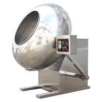 Nouvelle machine à colorer les bonbons en acier inoxydable haute capacité pour perles de sucre, noix, fruits et légumes