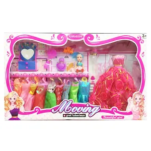 11.5 "Poppenkleding Zet Mode Schoonheid Trouwavond Feest Poppenkleding Jurk Set Voor Meisje