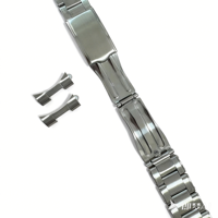 Bracelet de montre en acier 904L brossé argenté de haute qualité, vintage, LOGO 19 mm 20 mm, bracelet Oyster pour Rolex homme 1501 6694 1680 15210