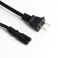 Câble d'alimentation polarisé USA 6 pieds 18AWG SPT-2 SPT-1 NISPT-1 NISPT-2 avec connecteur Nema 1-15P IEC C7 à 2 broches