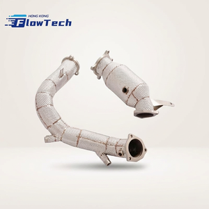 ท่อไอเสียสเตนเลส 304 แบบไหลอิสระ + ท่อหน้า GPF เหมาะสำหรับรถยนต์ Audi A4/A6/A7/Q5 2.0T B9.5 รุ่นปี 2022+ - Product Image 3