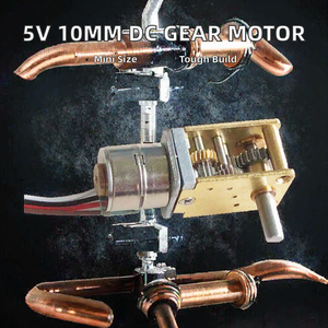 미니 DC 웜 기어 모터 5v 10mm 메탈 기어 및 10mm 영구 자석 정밀 기기 스테퍼 모터 - Product Image 2
