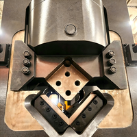 Ligne de production d'angleurs en acier à haute efficacité avec poinçonnage, marquage et cisaillement, à entraînement hydraulique