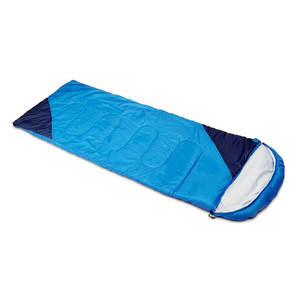 Sac de couchage de camping extérieur extra-large et extra-largeur, chaud, style enveloppe, avec capuche, color-block, coupe-vent, connectable, en coton creux - Product Image 4