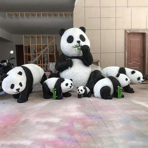 África animales salvajes Connochaetes accesorios/resina de tamaño natural wildebeest animales estatua/safrari animales widebeest decoraciones - Product Image 6