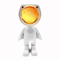 Lampe de projecteur de coucher de soleil ABS Mini LED pour enfants pour astronaute Robot veilleuse alimentation enfichable cadeau de salon pour les enfants