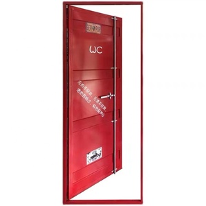 Bagno <span class=keywords><strong>cucina</strong></span> porta in metallo stile contenitore mare porta a battente di dimensioni personalizzate per toilette consegna rapida MOQ 1 pezzo - Product Image 4