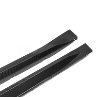 Jupes latérales en fibre de carbone sèche préimprégnée style MP pour BMW M3 G80 Berline G81 Touring 2021+