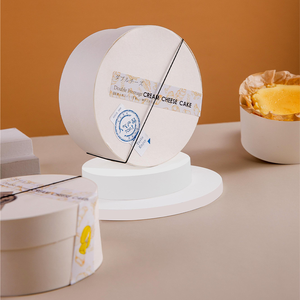 Cajas <span class=keywords><strong>para</strong></span> Pasteles Altas, Biodegradables, Ecológicas, de Tamaño Personalizado, Redondas, de Papel, <span class=keywords><strong>para</strong></span> <span class=keywords><strong>Regalos</strong></span> de <span class=keywords><strong>Cumpleaños</strong></span> en Casa - Product Image 3