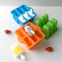 Moule en silicone pour crème glacée Popsicle fait maison Vente directe d'usine Durable Vieux bac à glace Popsicle Outil de meulage domestique