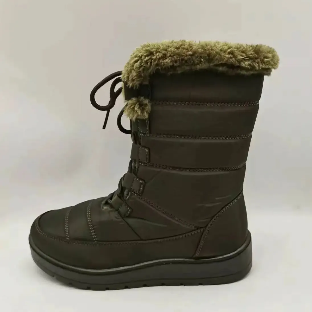 Niños lindos zapatos cálidos Calzado Niño Botas de moda Niña Botas con cremallera