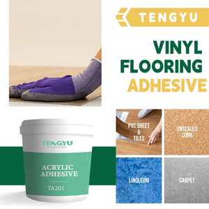 Adhésif pour carrelage et planchers en vinyle acrylique à base d'eau de haute qualité, <span class=keywords><strong>blanc</strong></span>, adapté aux carreaux et dalles de céramique résistants - Product Image 5