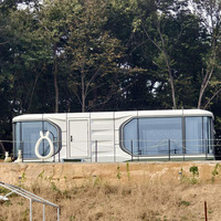 Cabines de séjour en conteneurs, design chinois, étanches, alimentées à l'énergie solaire, exportées vers la Corée du Sud
