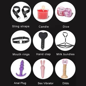 Kit de Contrainte BDSM SM 13-20 Pièces, Ensemble de Jouets pour Adultes, Menottes, Liens de Cheville, Bandeau pour les Yeux, Fouet pour Jeu de Rôle en Couple, Jouet Anal - Product Image 5